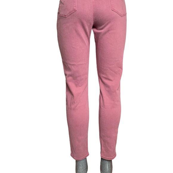 Hudson Krista Super Skinny Womens Jeans Tag 32 Dark Pink Mid-Rise W32xL29 Denim - Picture 6 of 11